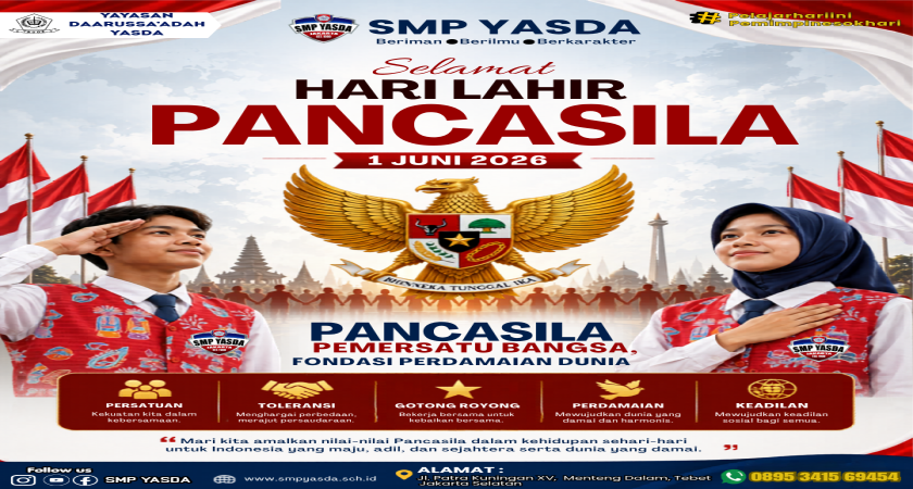 Selamat Hari Lahir Pancasila 1 Juni 2026: Memperkokoh Karakter Pelajar Indonesia